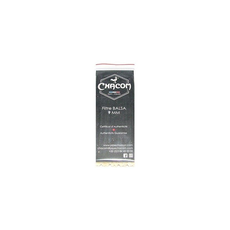 Filtre Chacom lemn balsa 9 mm 15 buc.
