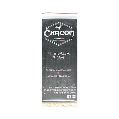 Filtre Chacom lemn balsa 9 mm 15 buc.