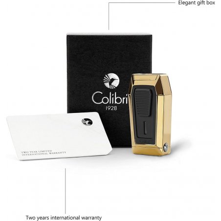 Bricheta Colibri Quantum auriu negru -Magazin Trabucuri
