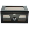 Humidor trabucuri Andreas Glasstop & Window Black 1196 (100 tig.)