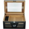 In ce pastrez trabucurile.Cumpar Humidor trabucuri Andreas Glasstop & Window Black 1196 (100 tig.)