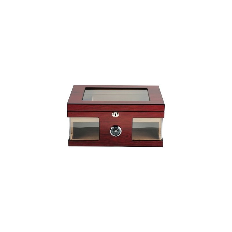 Humidor Andreas Glasstop & Window Brown 1189 (100 tig.)