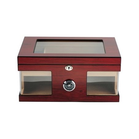 Humidor Andreas Glasstop & Window Brown 1189 (100 tig.)