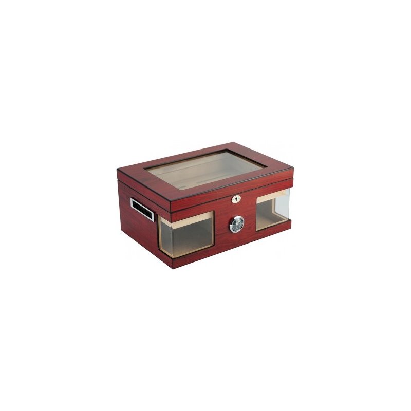 In ce pastrez trabucurile.Cumpar Humidor Andreas Glasstop & Window Brown 1189 (100 tig.)