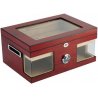 In ce pastrez trabucurile.Cumpar Humidor Andreas Glasstop & Window Brown 1189 (100 tig.)