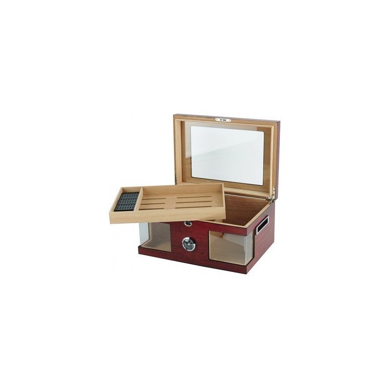 In ce pastrez trabucurile.Cumpar Humidor Andreas Glasstop & Window Brown 1189 (100 tig.)