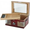 In ce pastrez trabucurile.Cumpar Humidor Andreas Glasstop & Window Brown 1189 (100 tig.)
