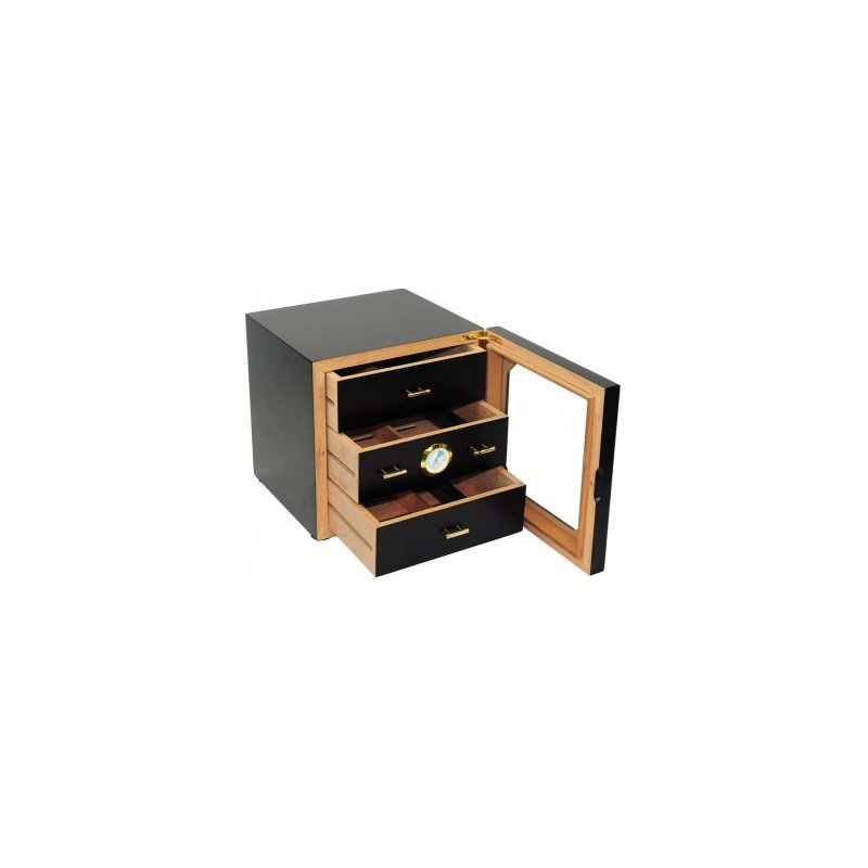 In ce pastrez trabucurile.Cumpar Humidor Andreas Cabinet Black 1172 (75 tig.)
