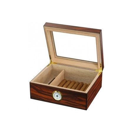 In ce pastrez trabucurile.Cumpar Humidor Andres Glasstop Mahogany 0939 (25 tig.)