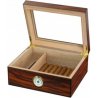 In ce pastrez trabucurile.Cumpar Humidor Andres Glasstop Mahogany 0939 (25 tig.)