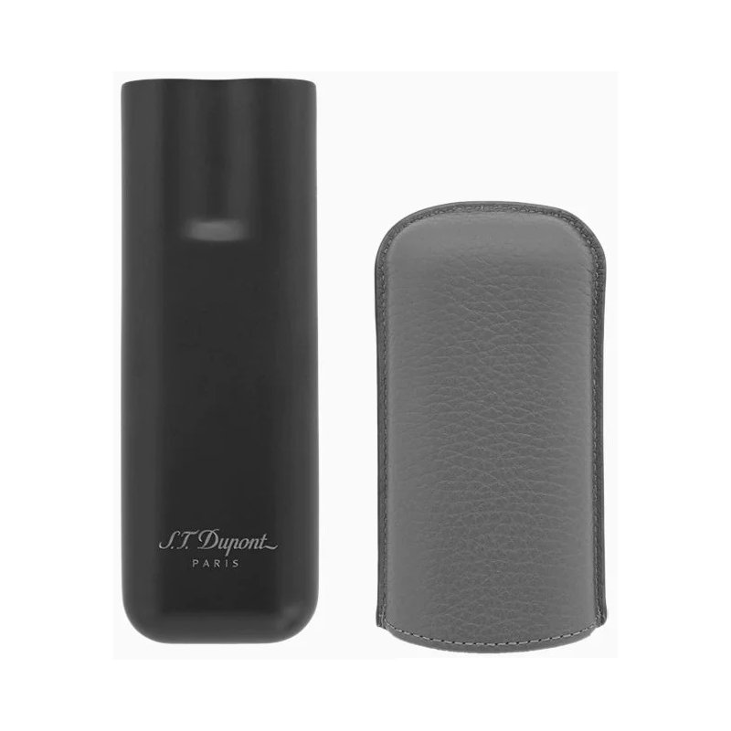 Etui trabucuri S.T. Dupont Piele Graphite Matte Black ieftin