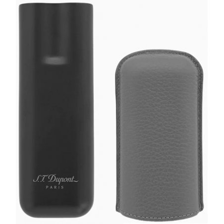 Etui trabucuri S.T. Dupont Piele Graphite Matte Black ieftin