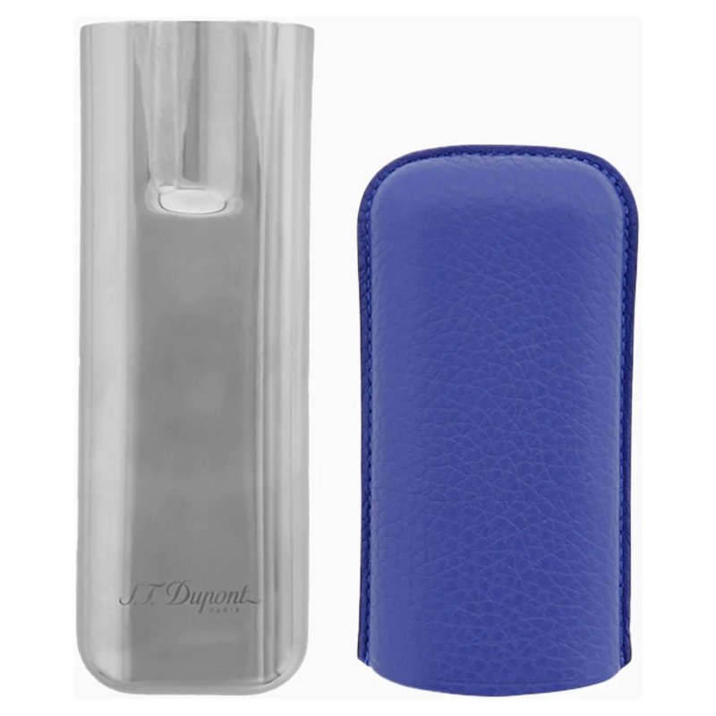 Etui trabucuri S.T. Dupont Piele Blue ieftin