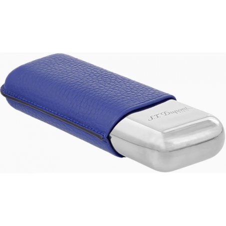 Etui trabucuri S.T. Dupont Piele Blue ieftin