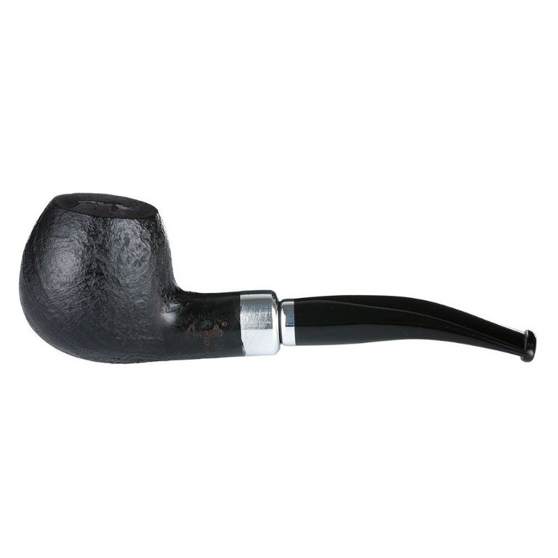 Pipa Angelo Black Rustic Sligthly Bent