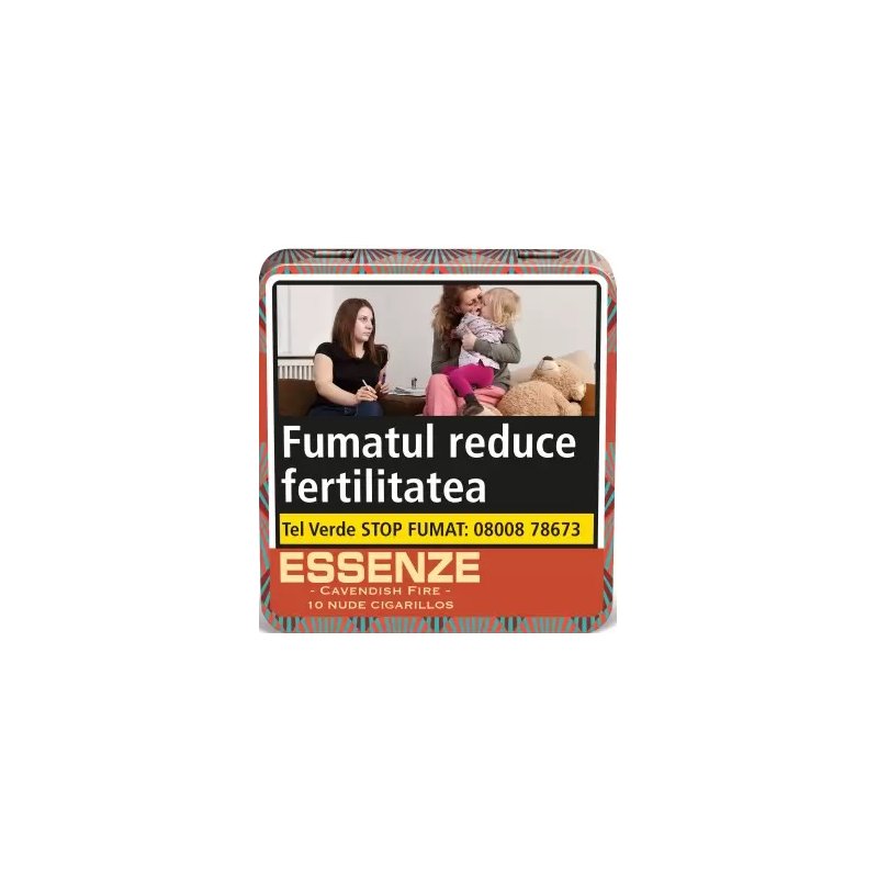 Tigari de foi Essenze Cavendish Fire Nude Cigarillos (10)