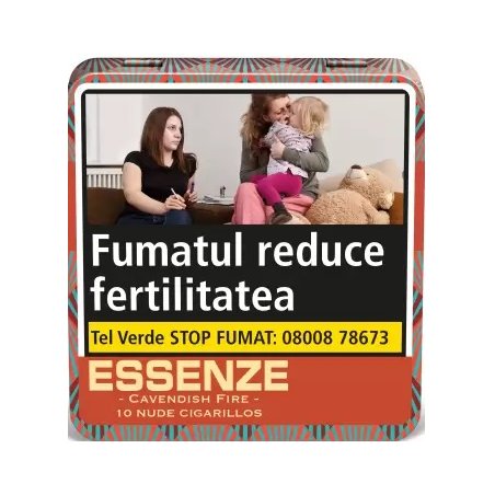 Tigari de foi Essenze Cavendish Fire Nude Cigarillos (10)