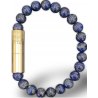 Perforator Trabucuri Punch Bracelet Solo Gold Lapis Lazilu (L)