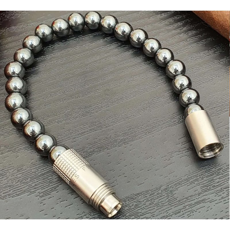 Perforator Trabucuri Punch Bracelet Solo Steel Hematite (L)