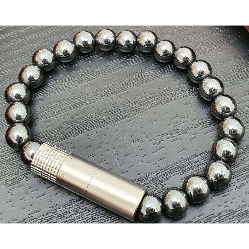 Perforator Trabucuri Punch Bracelet Solo Steel Hematite (L)