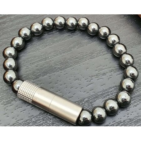 Perforator Trabucuri Punch Bracelet Solo Steel Hematite (L)