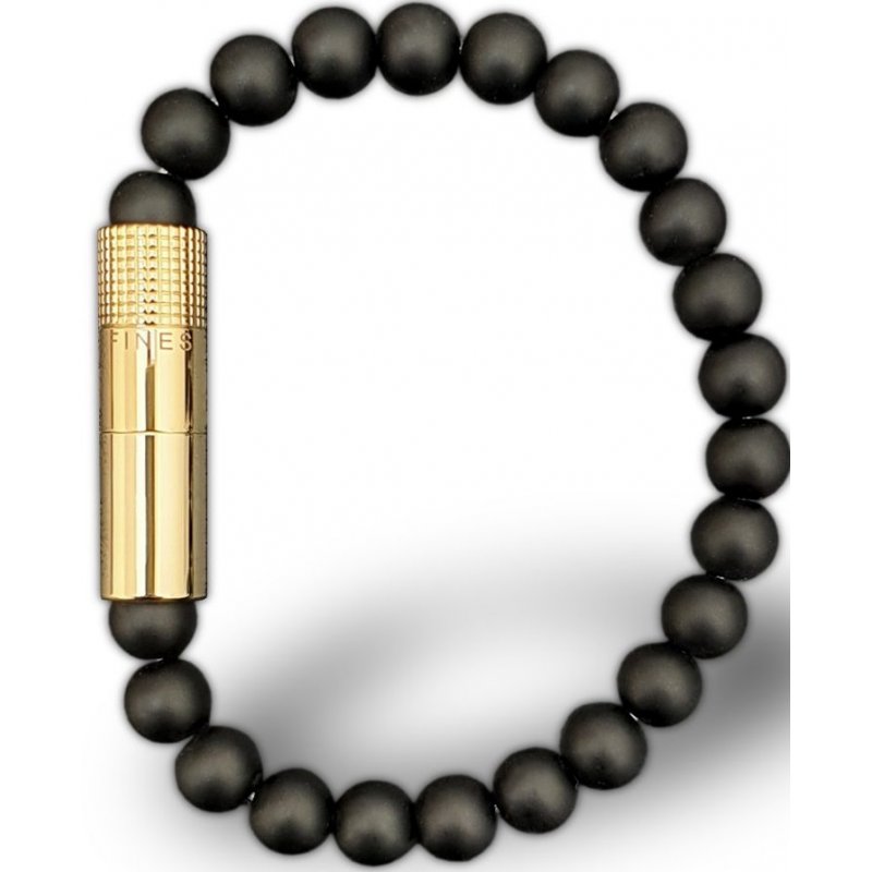 Perforator Trabucuri Punch Bracelet Solo Gold Onyx Matte (M)