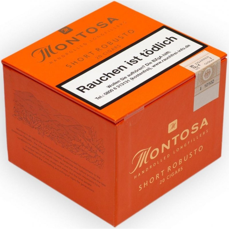 Trabucuri Montosa Short Robusto 20 - Experiență Aromatică Premium