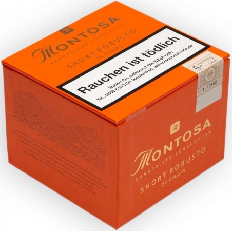 Trabucuri Montosa Short Robusto 20 - Experiență Aromatică Premium