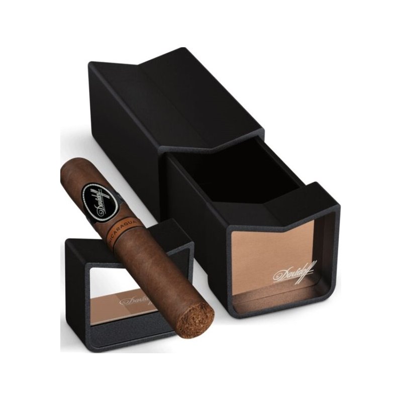 Scrumiera Trabucuri Davidoff Sliding Ashtray Black Gold de vanzare.