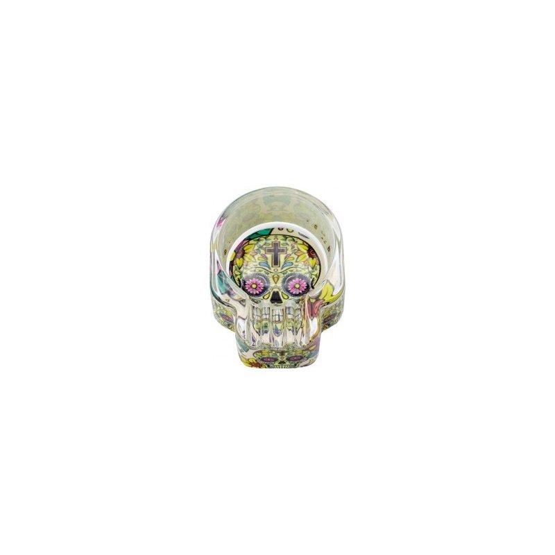 Scrumiera Toro Glow Glass Skull   accesorii premium trabuc