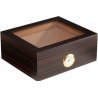 Humidor Andreas Glasstop Ebony 1202 (25 tig.)