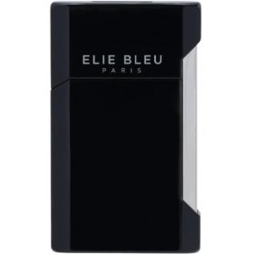 Bricheta Elie Bleu Cigar Jet Flame Lighter Black Ip Pinstripe EBJ1225