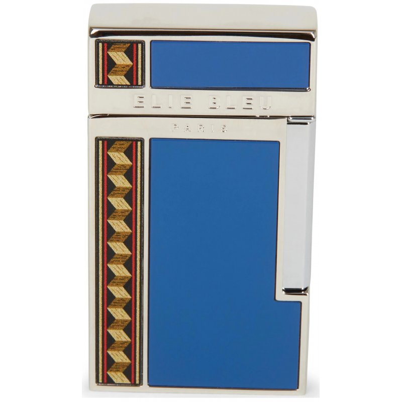 Bricheta Elie Bleu Cigar Jet Flame Blue Japanese Alba Marquetry EBJ1452