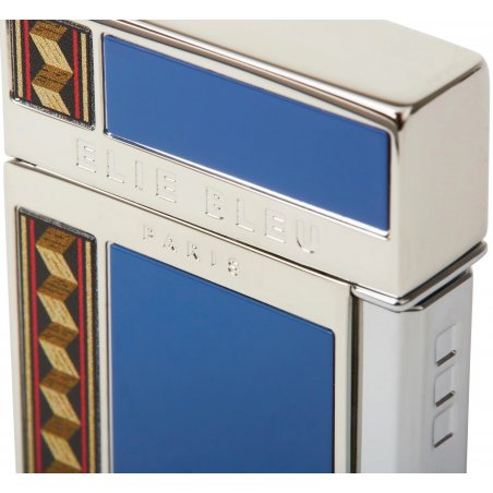 Bricheta Elie Bleu Cigar Jet Flame Blue Japanese Alba Marquetry EBJ1452