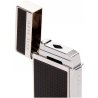 Bricheta Elie Bleu Cigar Jet Flame Black Matte Grid With Cover EBJ1431