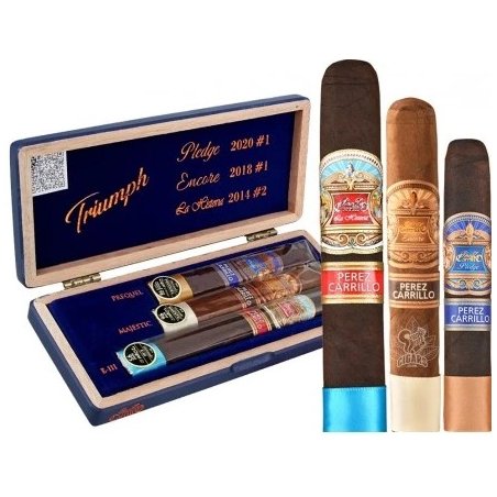 Trabucuri E.P. Carrillo Triumph Sampler (3) fumez trabuc