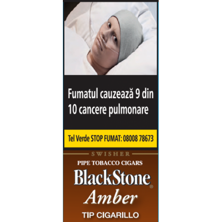 Tigari de foi aromate BlackStone Tip Cigarillos Amber Vanilie (100)