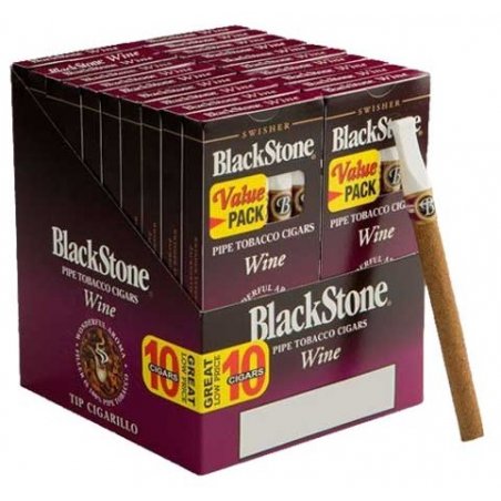 Tigari de foi cu aroma de vin BlackStone Tip Cigarillos Garnet (100)