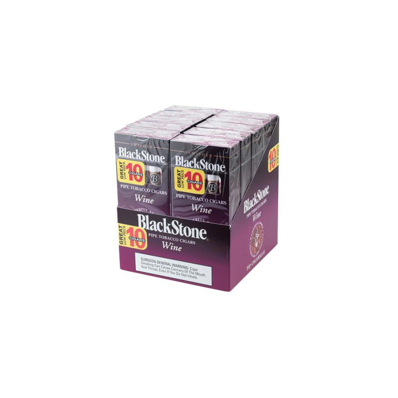 Tigari de foi cu aroma de vin BlackStone Tip Cigarillos Garnet (100)