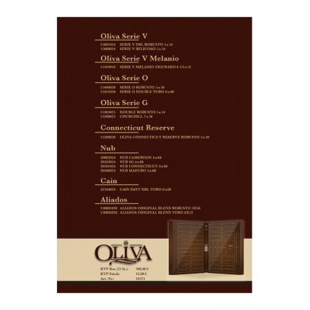 Trabucuri Oliva 2023 Advent Calendar Cigar Sampler 25