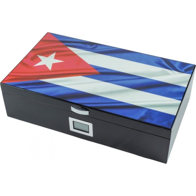 Humidor Hauser Cuba Flag ( 30-40 Tig)
