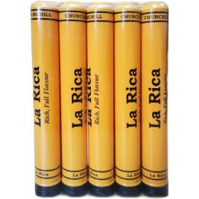 Trabucuri La Rica Natural Connecticut Churchill Tubos Bundle (10)