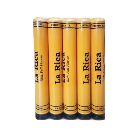 Trabucuri La Rica Natural Connecticut Churchill Tubos Bundle (10)