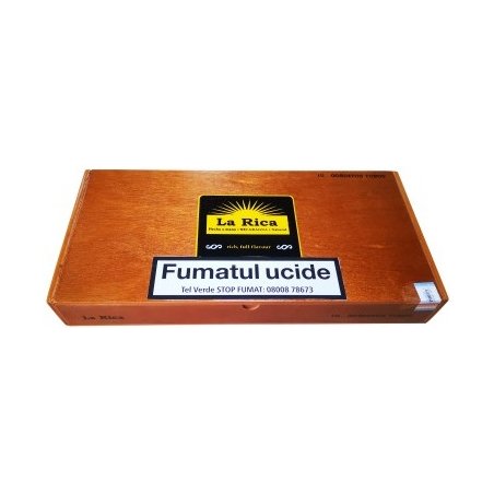 Trabucuri La Rica Natural Connecticut Gordito Tubos (10)