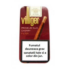 Tigari de foi Villiger Premium no.6 Cherry Tin 10