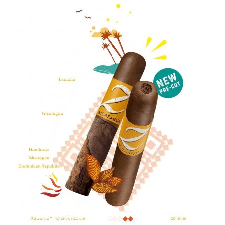 Trabucuri excelente Zino Nicaragua Half Corona Pre-Cut 5