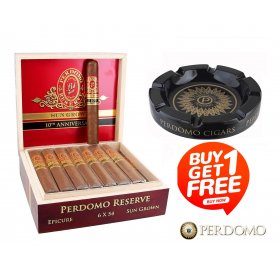 Trabucuri Perdomo Reserve 10th Anniversary Sun Grown Epicure (25) scrumiera Cadou