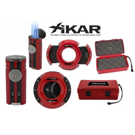 Set accesorii trabucuri Xikar Cigar Red
