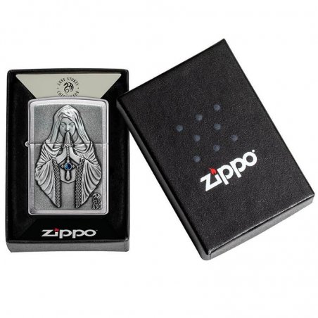 Bricheta Zippo 49756 Anne Stokes Woman with Rosary Praying