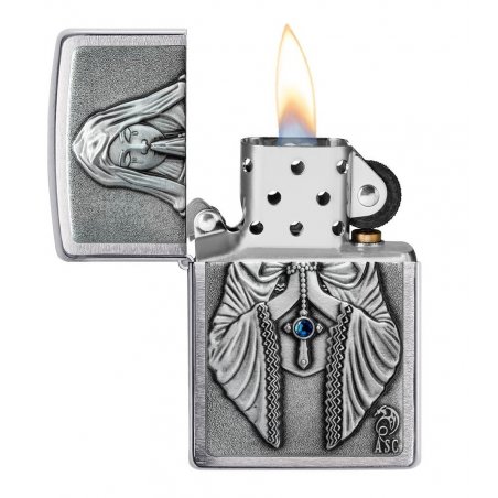 Bricheta Zippo 49756 Anne Stokes Woman with Rosary Praying
